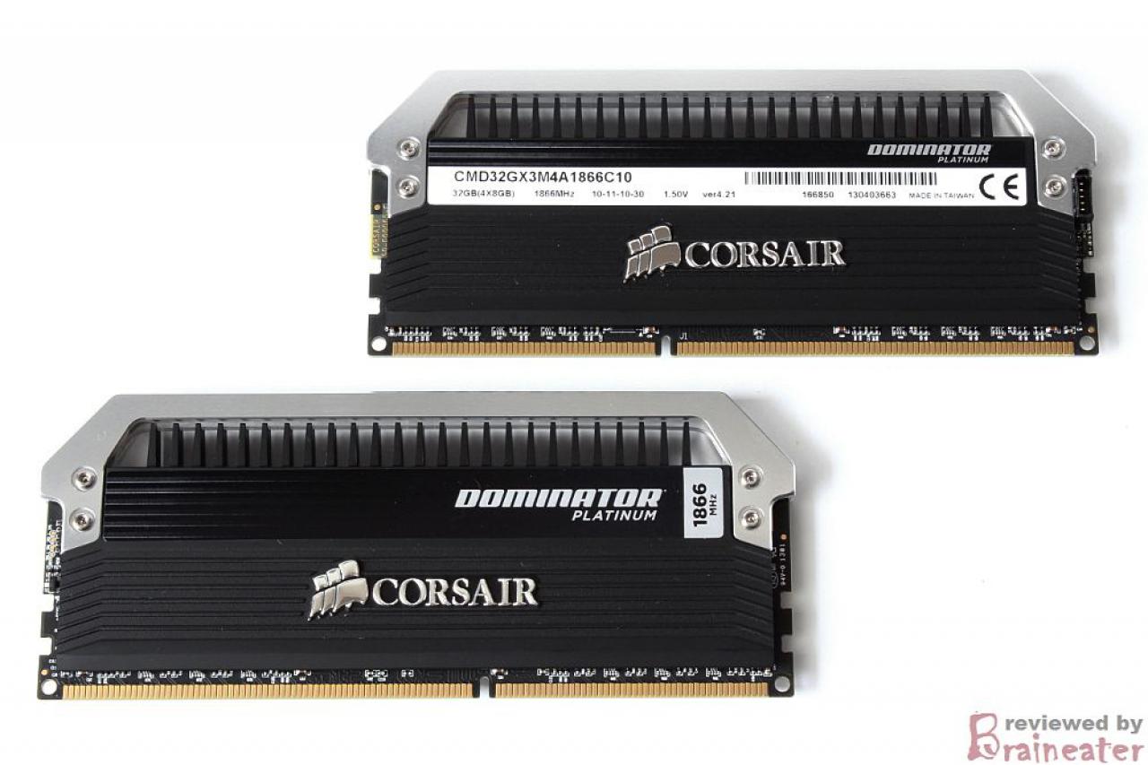 [24/05/2013] 32 GiByte DDR3-1866-RAM: Corsair Dominator Platinum (CMD32GX3M4A1866C10) (6)