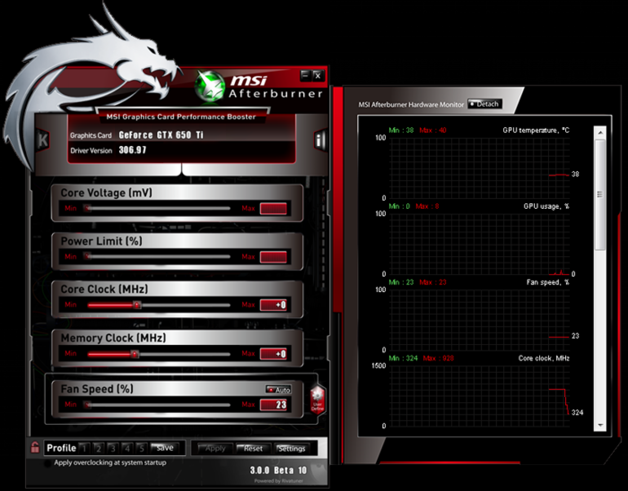 [24/05/2013] MSI Afterburner: Tweak-Tool für Grafikkarten im Download (4)