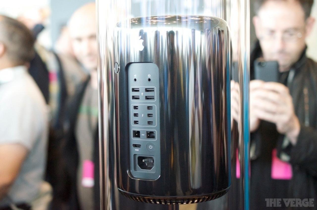 [14/06/2013] Mac Pro geschlossen. 6x Thunerbolt ist die primäre Erweiterungsmöglichkeit.