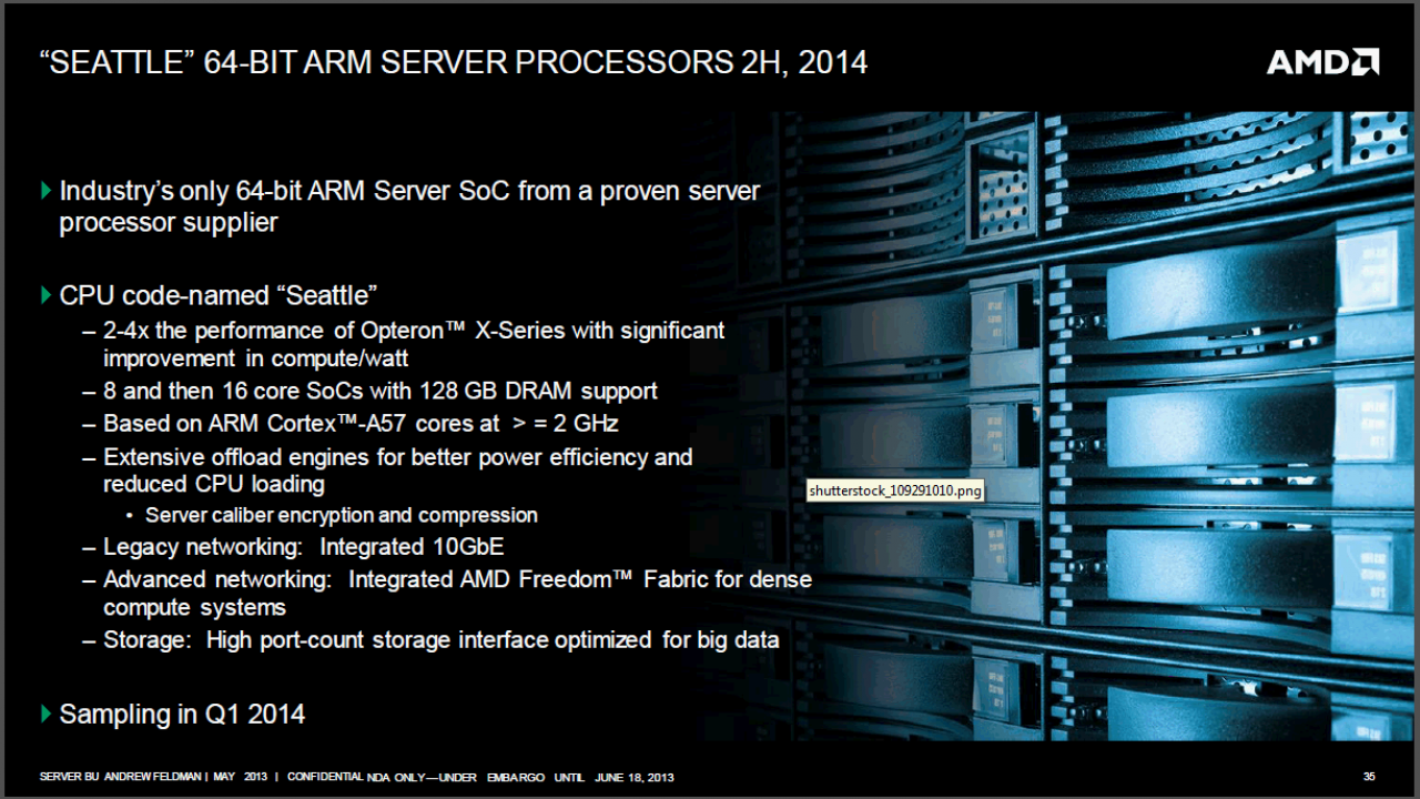 [18/06/2013] Server-Roadmap 2014: AMD zeigt ARM-Seattle, Steamroller-Berlin und Piledriver-Warsaw (2)