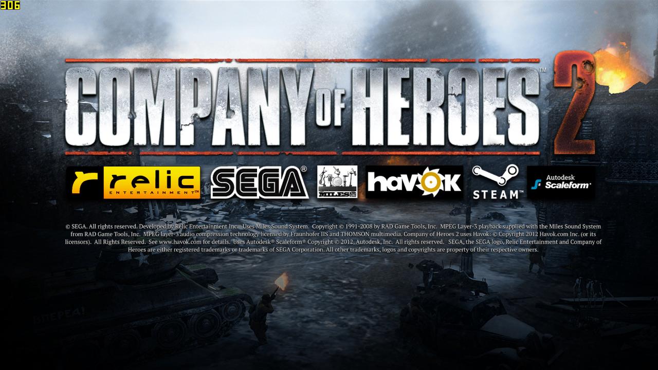 [07/06/2013] Company of Heroes 2 Startscreen