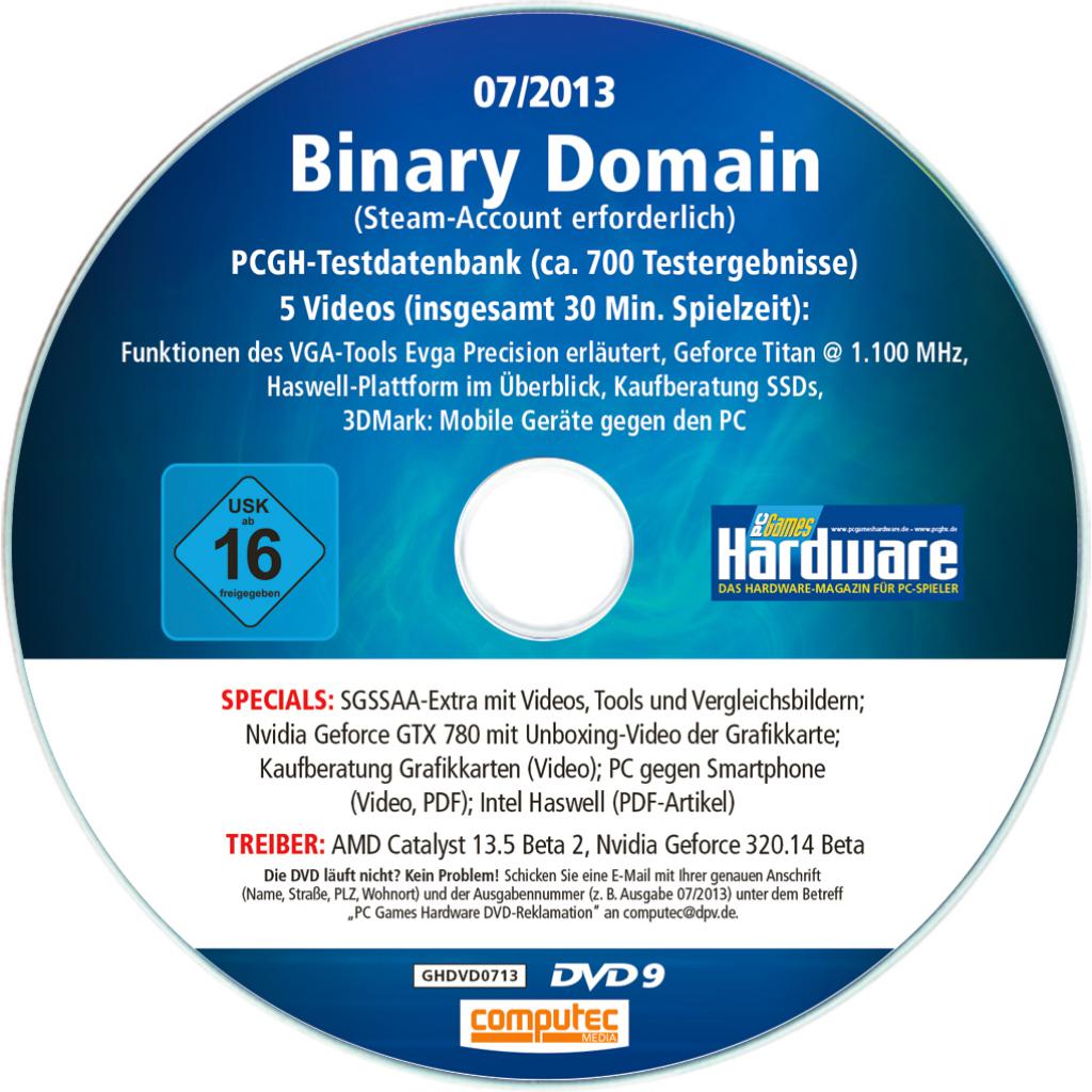 [04/06/2013] PCGH Heft-DVD 07/13