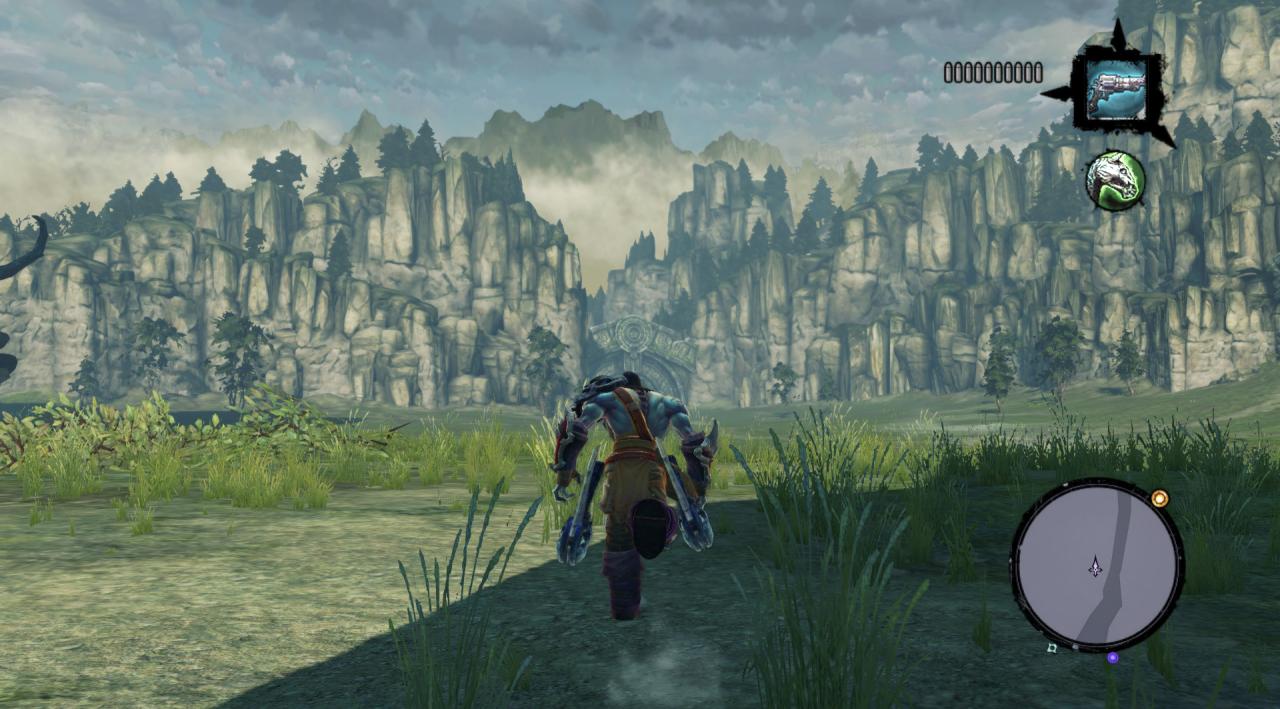 [17/06/2013] Darksiders 2 - Die teilweise riesigen Areale wirken in 3D ziemlich spektakulär.