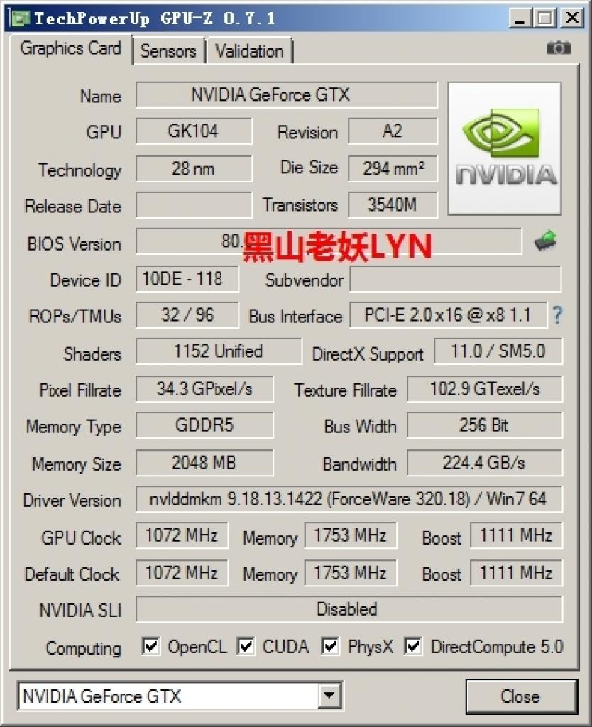[17/06/2013] Spezifikationen der Geforce GTX 760 durchgesickert - Weitere Bilder aufgetaucht (1)