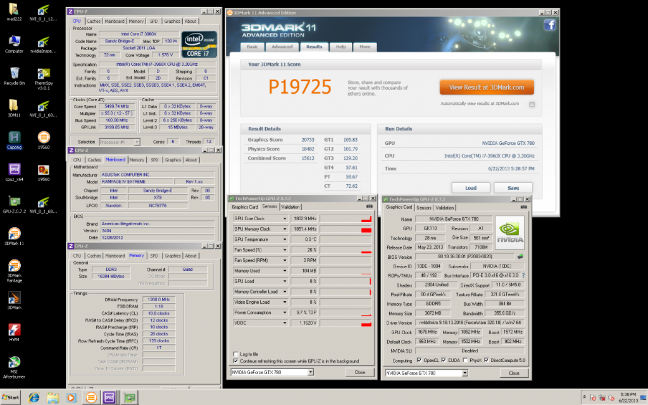 [23/06/2013] Galaxy Geforce GTX 780 1,9 GHz übertaktet - RAM-Takt von 3,7 GHz (2)