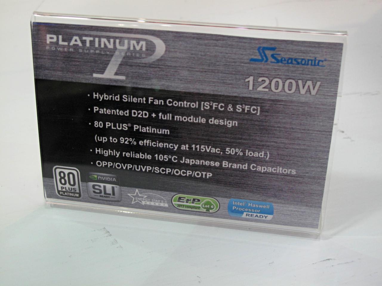 [09/06/2013] Seasonic zeigt M12II Evo Edition, 1200W Platinum, modulares 350W TFX Netzteil und gibt Vorgemack auf S12G-Serie (1)