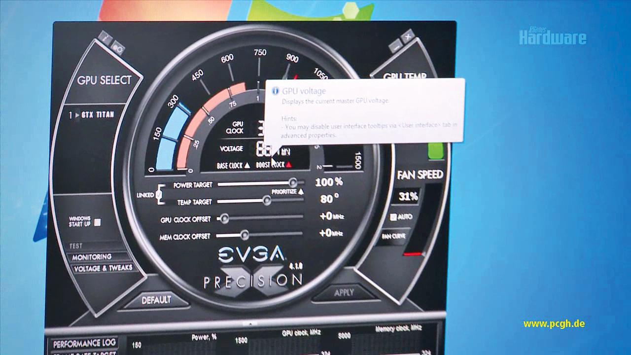 [04/06/2013] Video: Raff erklärt, wie man mit dem Tuning-Tool EVGA Precision X eine Grafikkarte übertaktet und deren Werte überwacht.