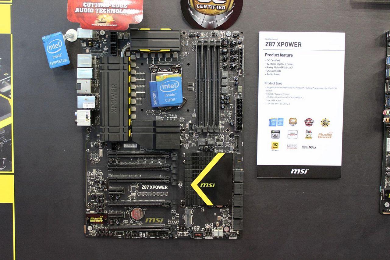 [06/06/2013] Messestand von MSI