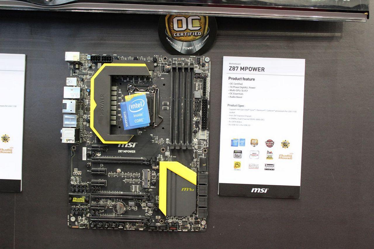 [06/06/2013] Messestand von MSI