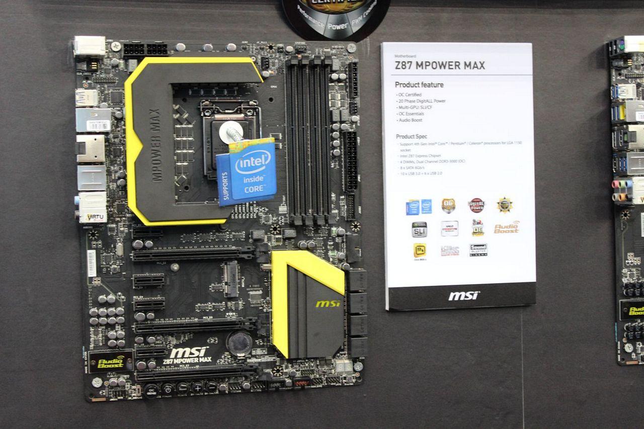 [06/06/2013] Messestand von MSI