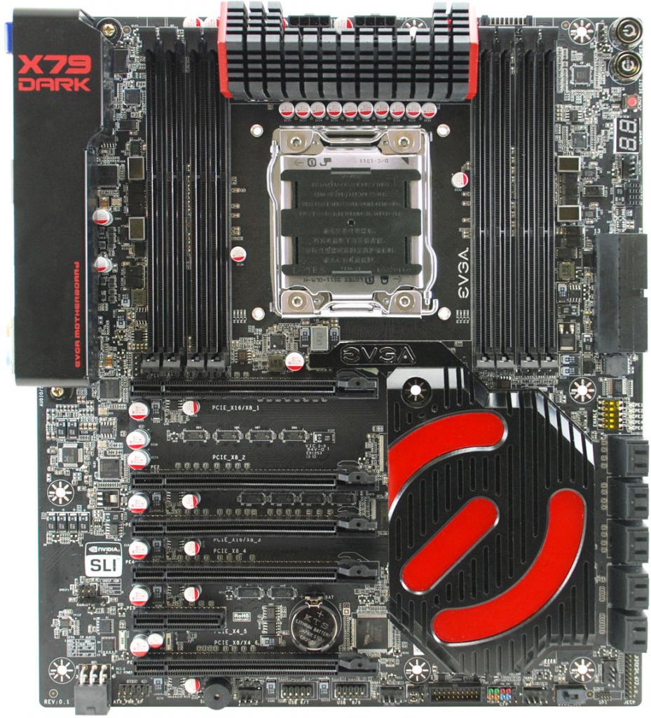 [30/06/2013] EVGA X79 Dark: Neues High-End-Mainboard für Sockel 2011 offiziell vorgestellt (2)