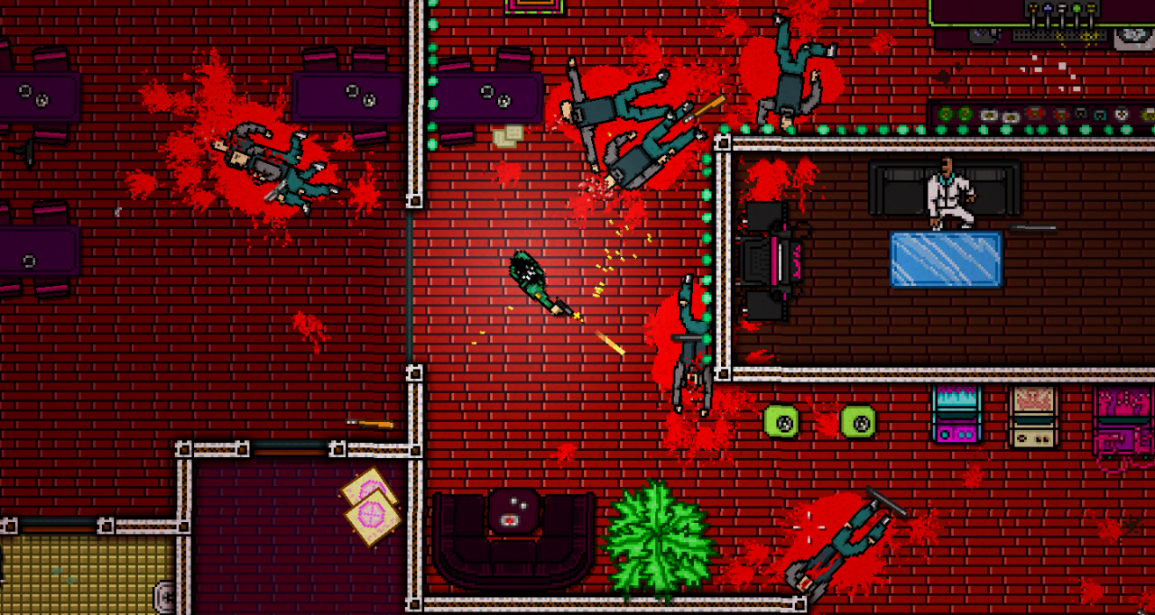 [19/06/2013] Schneller, brutaler und ein Stück weit pixeliger: Hotline Miami perfektioniert in gewisser Weise das Kampfsystem von GTA 2.