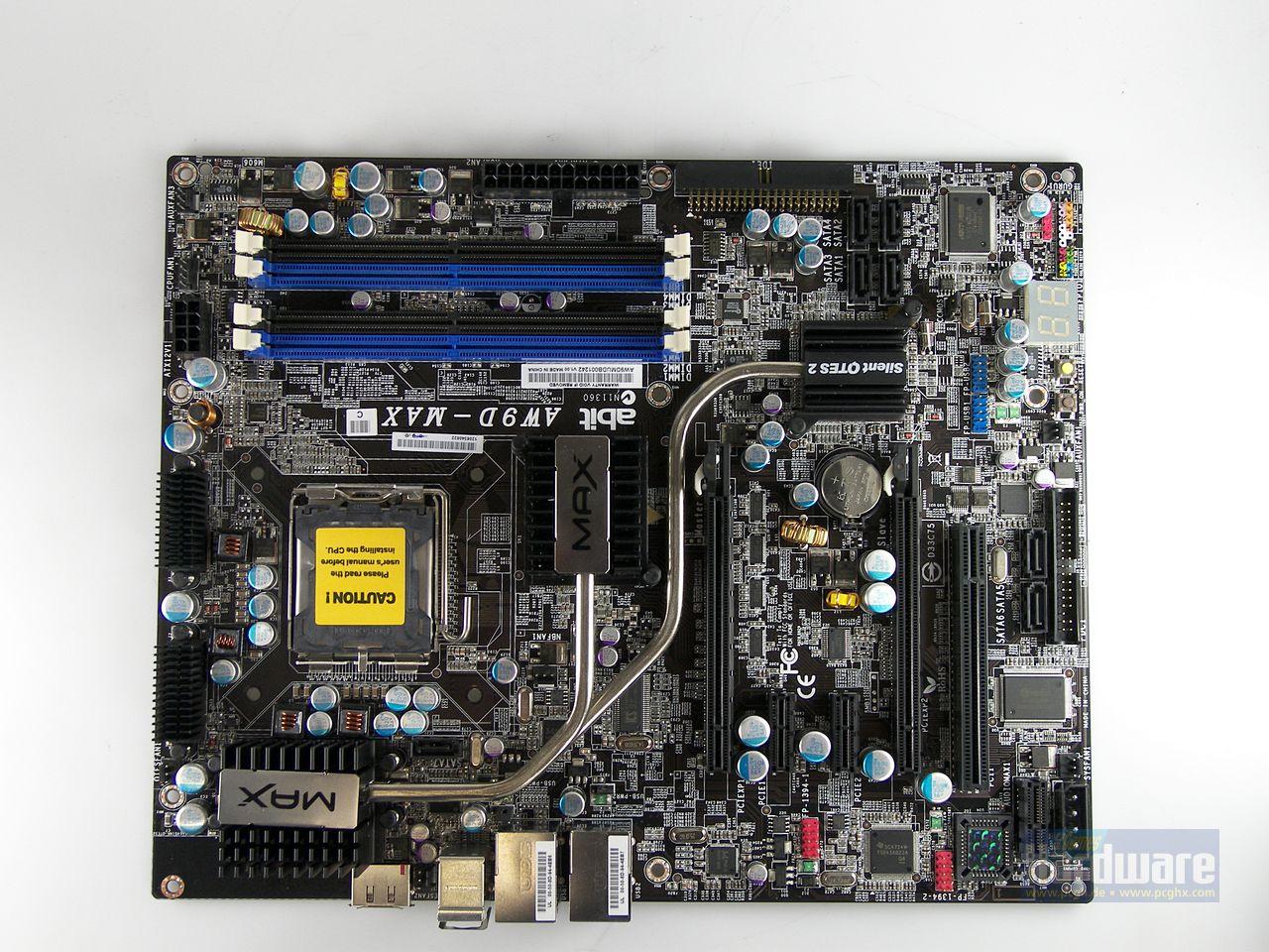 [10/07/2013] Abit AW9 Max (Intel 975X)