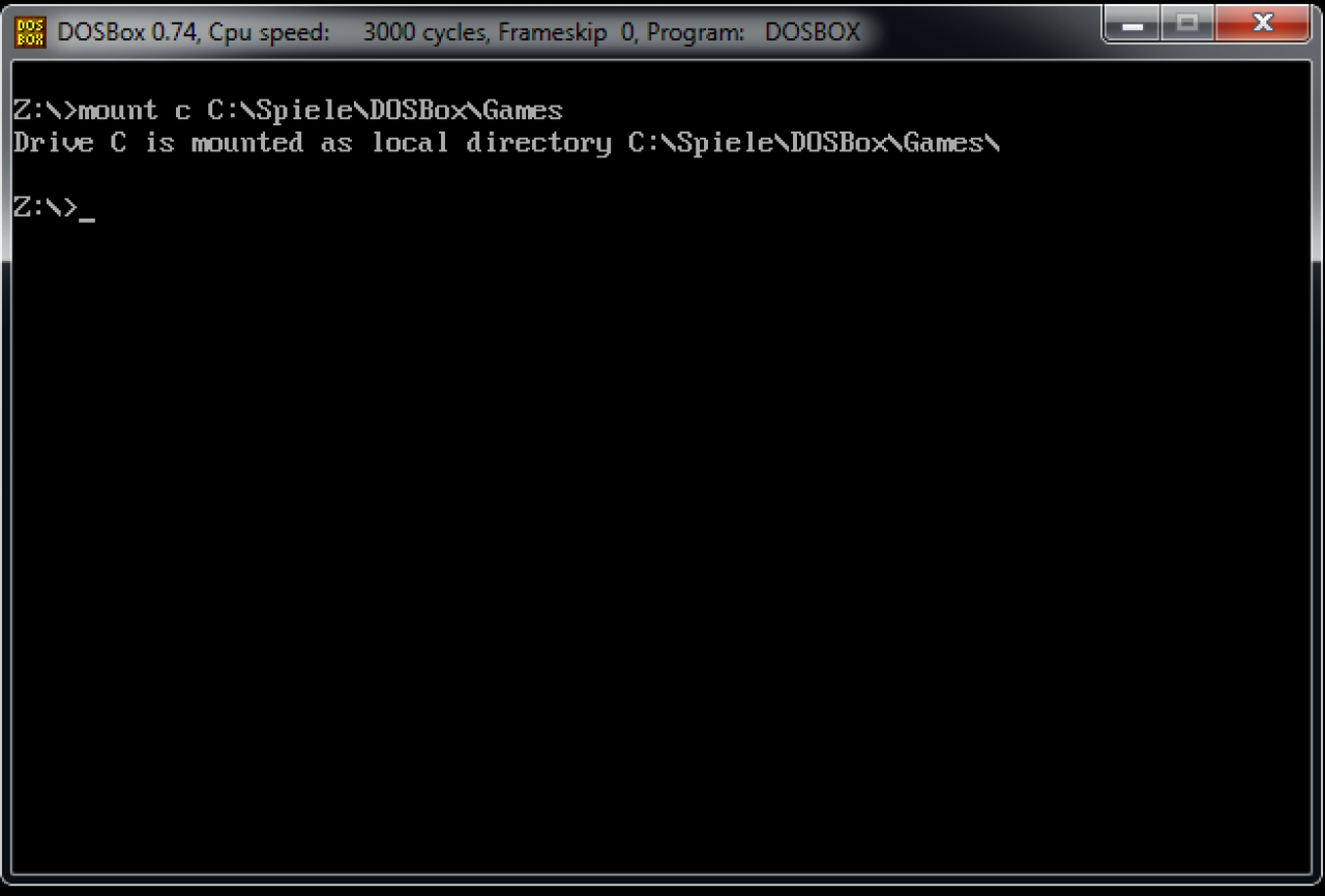 [18/07/2013] DOSBox Command Promt