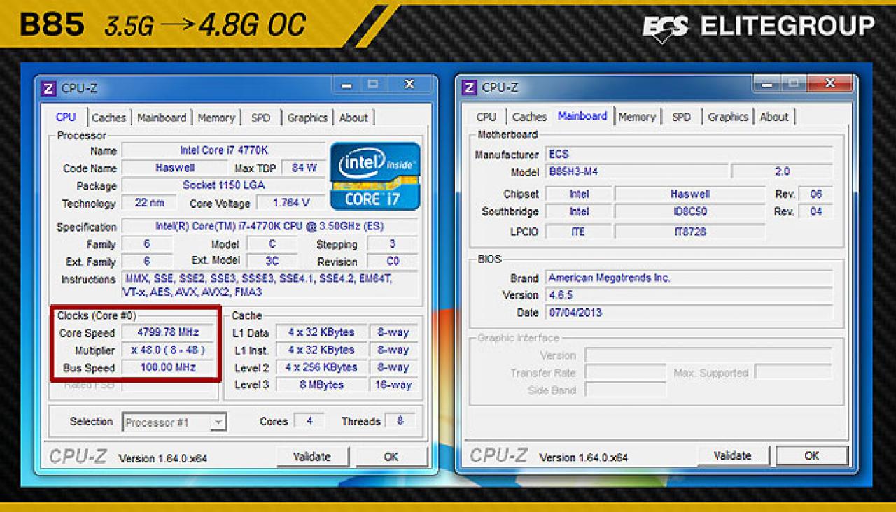 [08/07/2013] Übertakten mit Mainboards ohne Z-Zusatz: ECS zieht nach (2)