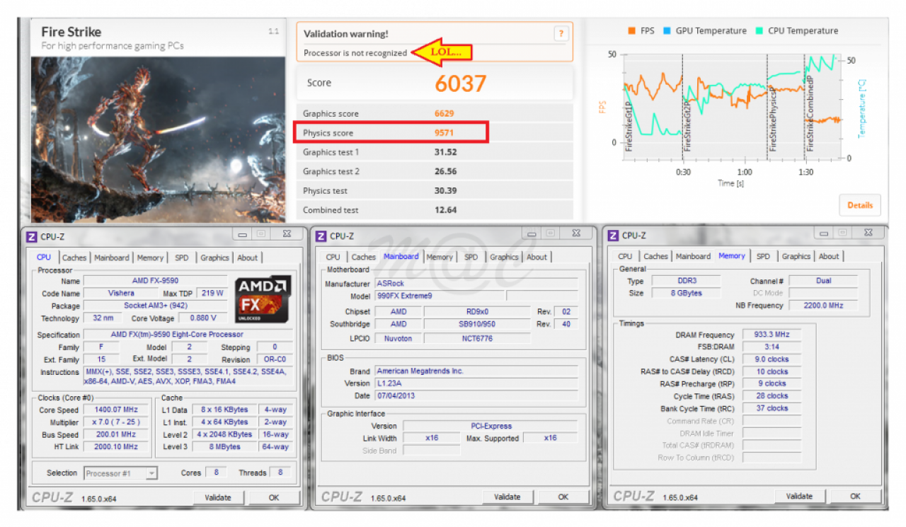[07/07/2013] Der FX 9590 ist ein sehr schneller, aber auch enorm teurer Prozessor von AMD. (2)