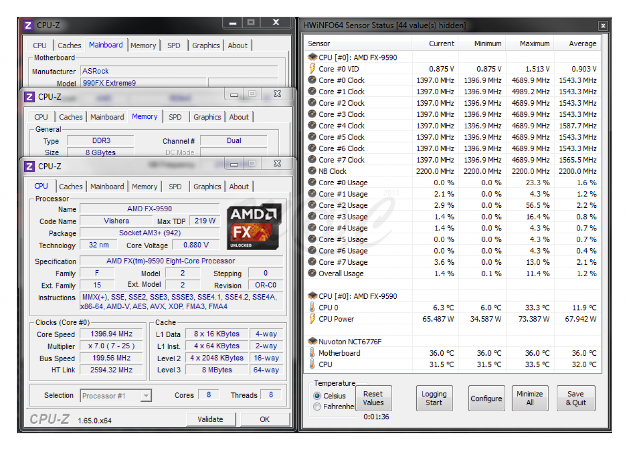 [07/07/2013] Der FX 9590 ist ein sehr schneller, aber auch enorm teurer Prozessor von AMD. (9)