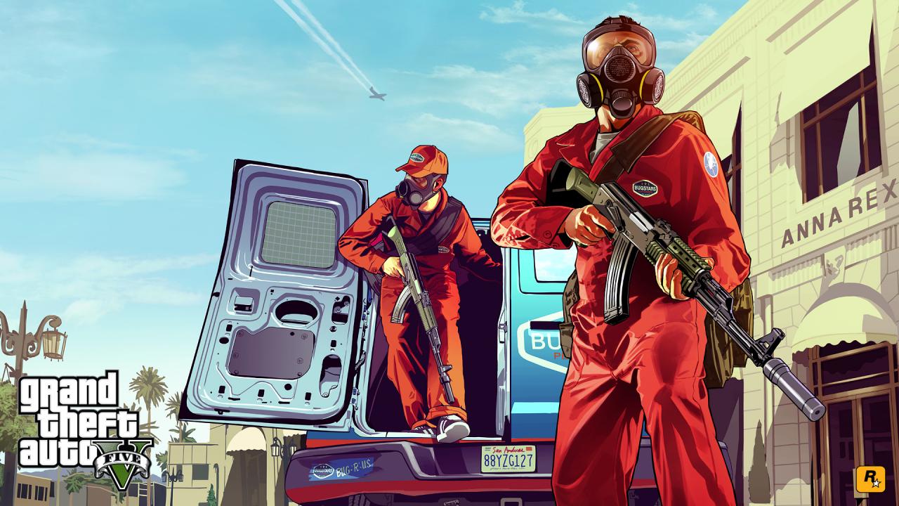 [10/07/2013] 24.10.2012: Es ist das erste Artwork, das Rockstar zu GTA 5 veröffentlicht. Pest Control macht Lust auf mehr.