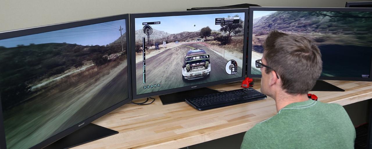 [26/07/2013] Gavin Gear 12k-Gaming mit drei Sharp Ultra-HD-Monitoren
