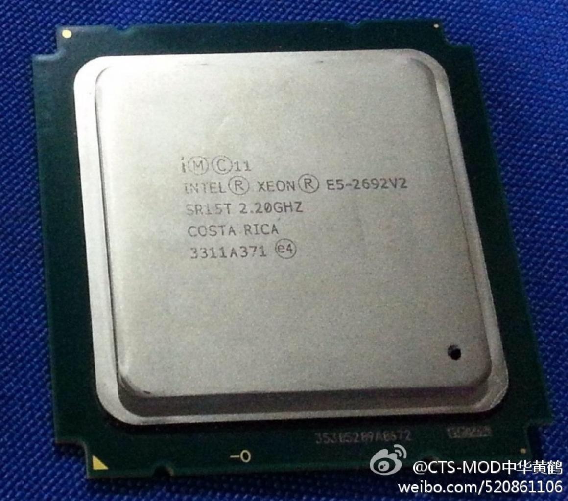 [04/07/2013] Bild des Intel Ivy Bridge-EP Xeon E5-2692 V2 aufgetaucht