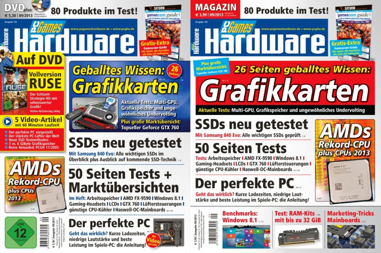 [31/07/2013] DVD- und Magazin-Version der PCGH 09/2013