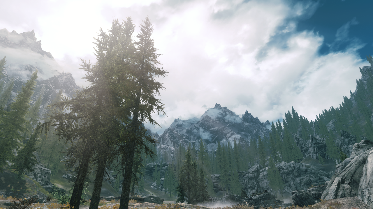 ENB-Himmelsdarstellung Szene 2 (tweaked)