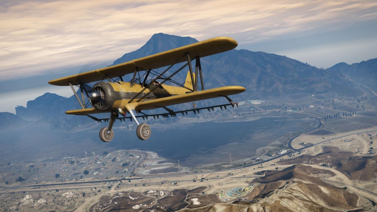 [10/07/2013] 11.06.2013: Doppeldecker sind ein beliebtes Fortbewegungsmittel in GTA 5.