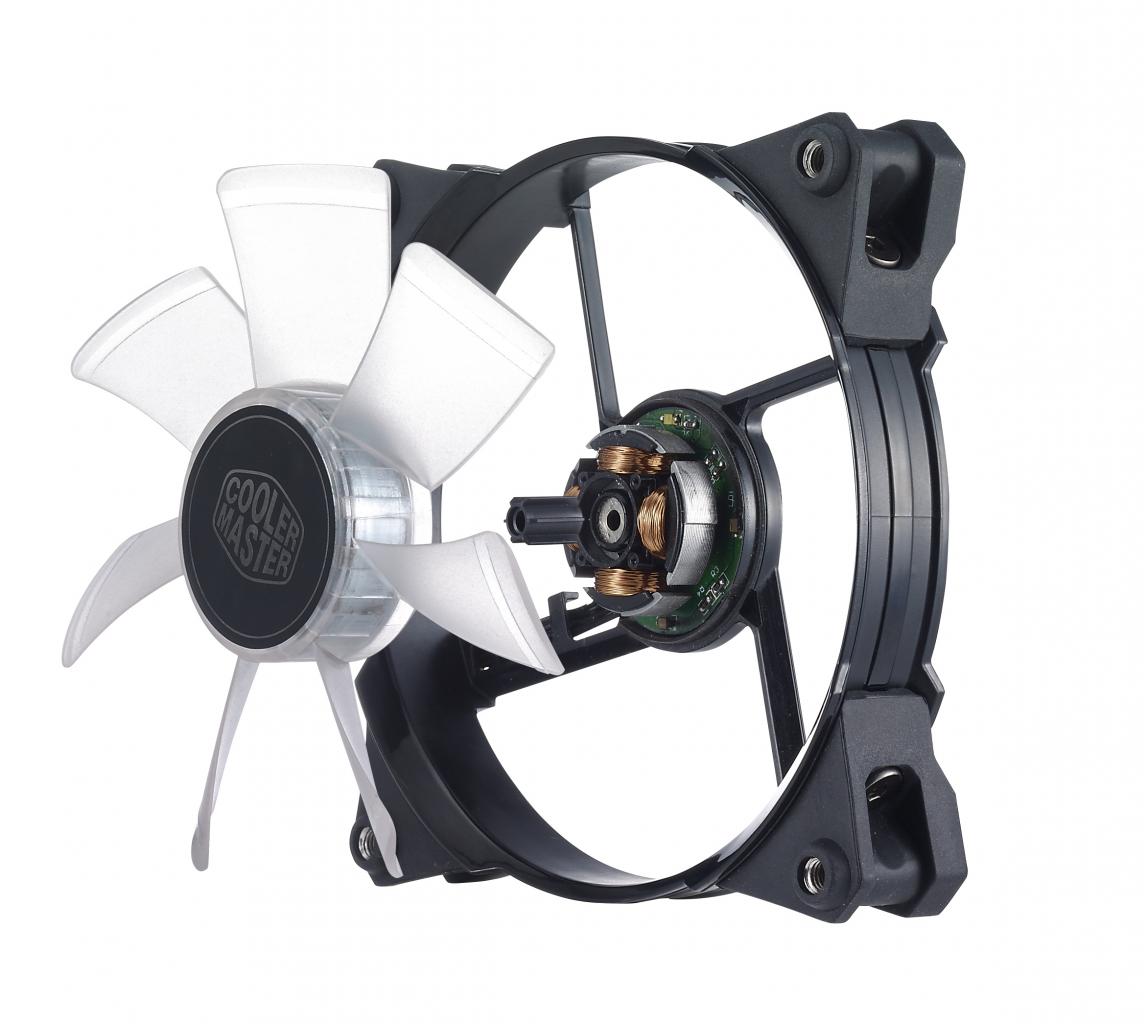 [03/07/2013] Cooler Master zeigt den Lüfter Jetflo 120 (1)