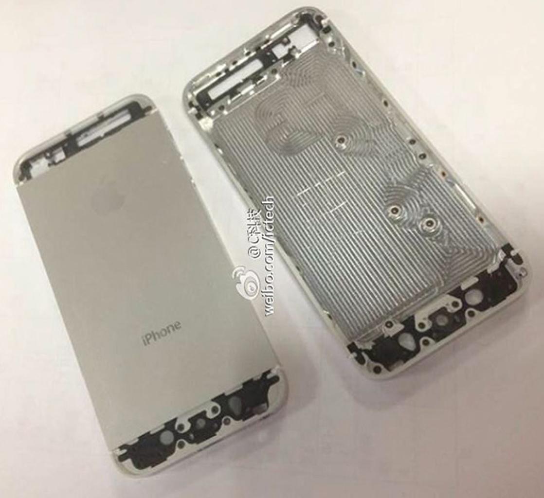 [17/07/2013] Im Bild sehen Sie das angebliche Chassis des iPhone 5S.