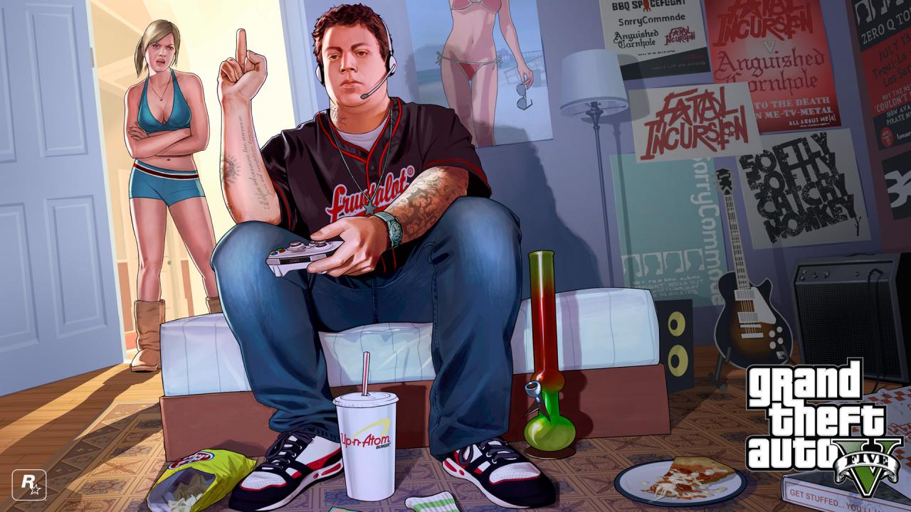 [10/07/2013] 04.07.2013: Rockstar veröffentlich die große Version zweier bekannter Artworks. Hier mit Jimmy und Tracy...