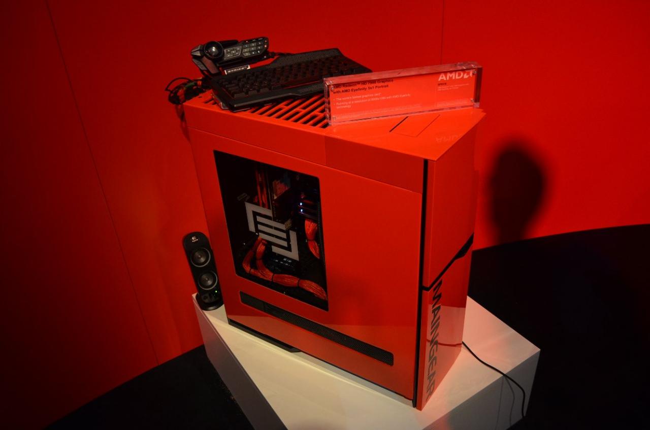 [23/08/2013] AMD zeigt Radeon HD 8970M mit Tomb Raider samt Tress FX in 5.760 x 1.080 (7)