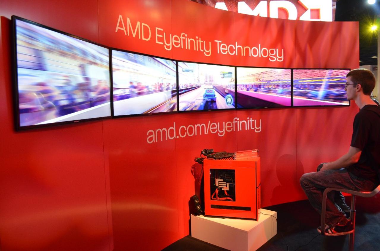 [23/08/2013] AMD zeigt Radeon HD 8970M mit Tomb Raider samt Tress FX in 5.760 x 1.080 (10)