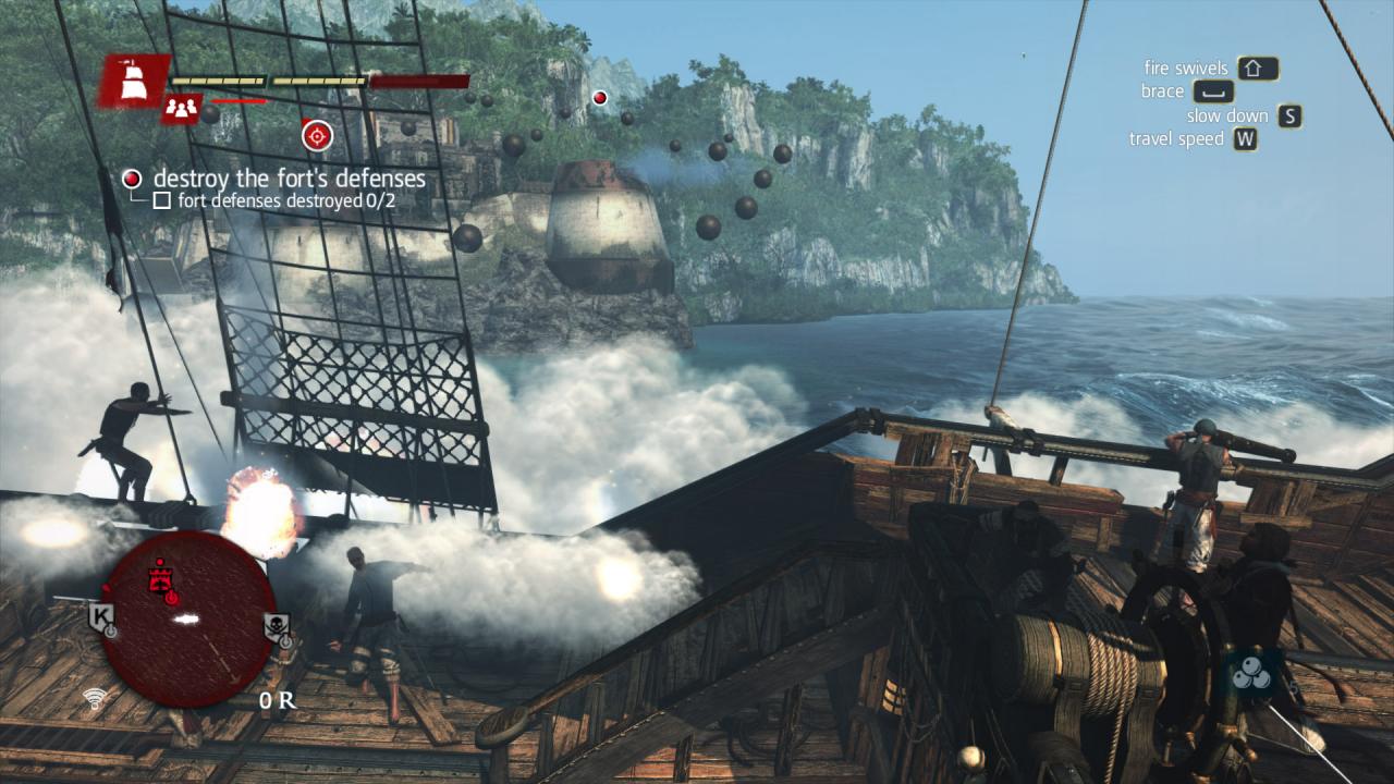 [23/08/2013] Wir haben auf der Gamescom im letzten Moment noch die PC-Version von Assassin's Creed: Black Flag auftreiben können. Am Nvidia-Stand konnten wir uns davon überzeugen, dass auch mit dem Erscheinen der neuen Konsolen der PC das Maß der Dinge bleibt: Die PC-Version ist der PS4-Fassung deutlich überlegen. Die Demo lief übrigens auf einer GTX 780 mit durchgehend 60 Frames per Second.