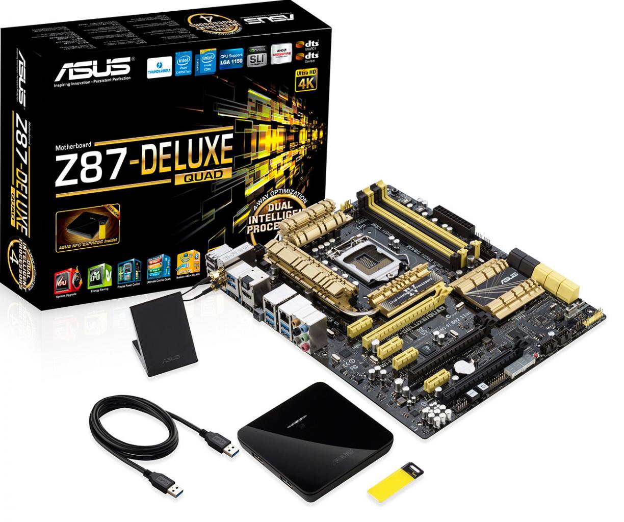 [20/08/2013] Asus Z87-Deluxe/Quad: Erstes Mainboard mit Thunderbolt 2 angekündigt
