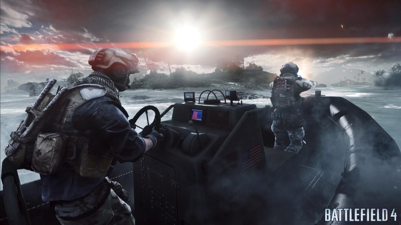 [23/08/2013] 23.08. Battlefield 4 Paracel Storm: Das dynamische Wettermodell beeinflusst die Szenerie.