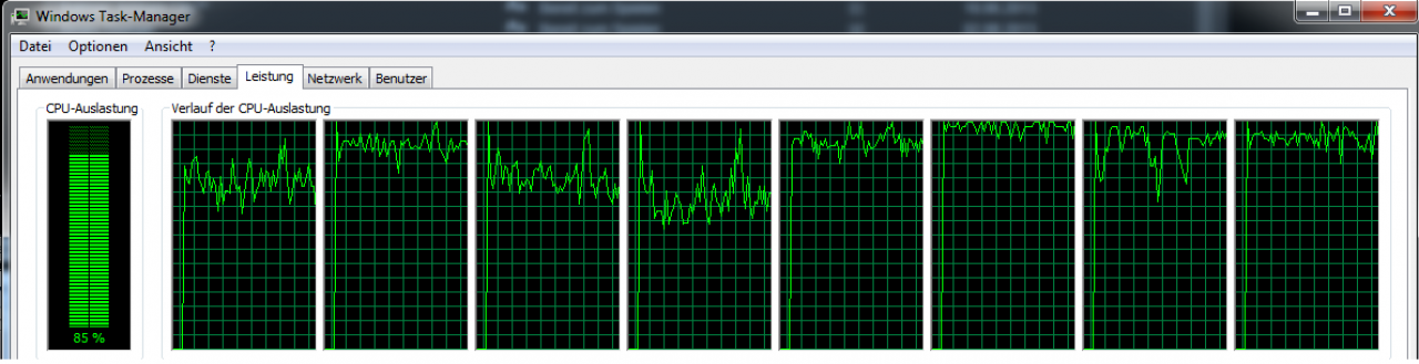 [27/08/2013] CPU-Auslastung mit PhysX