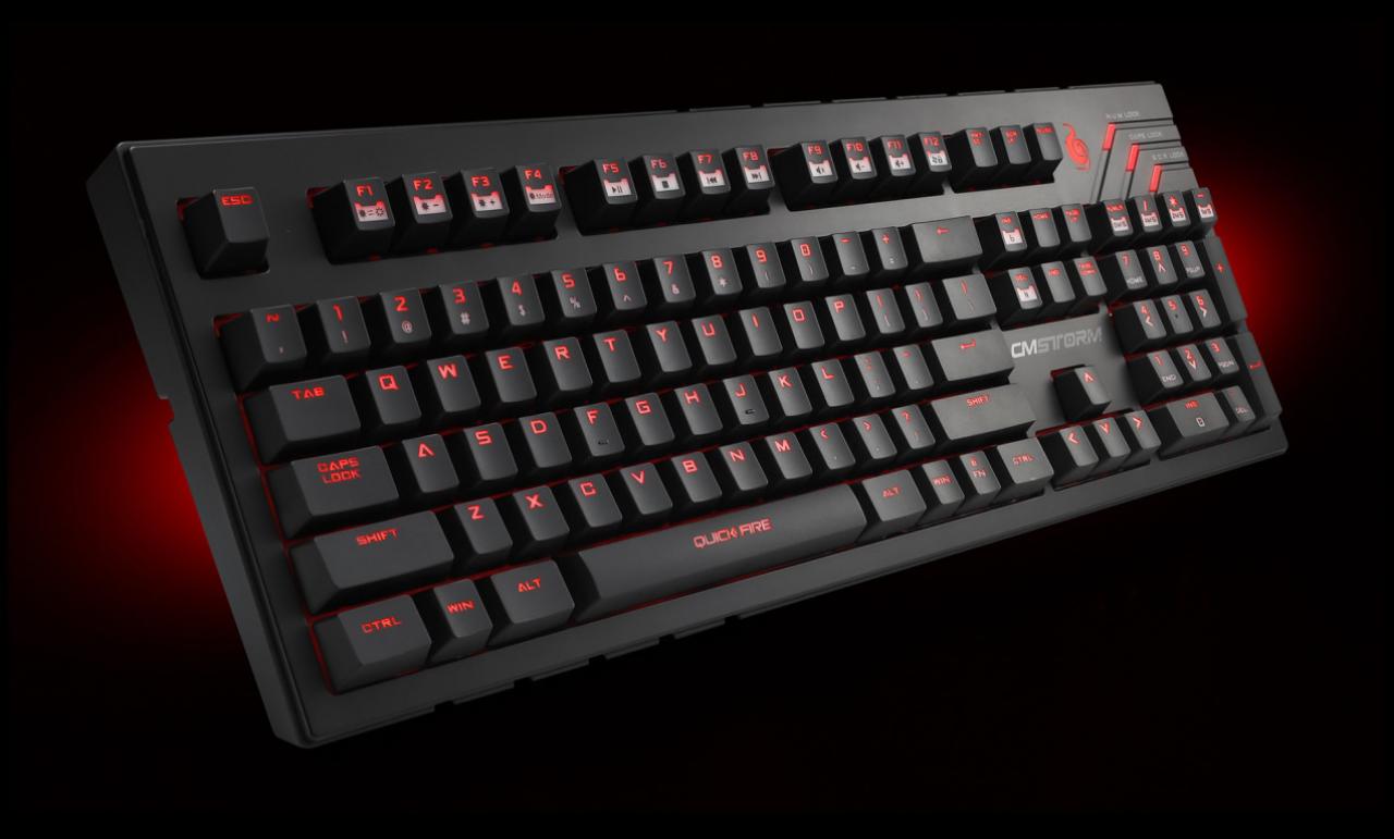 [17/08/2013] Cooler Master präsentiert zwei neue Tastaturen mit mechanischem Innenleben (1)