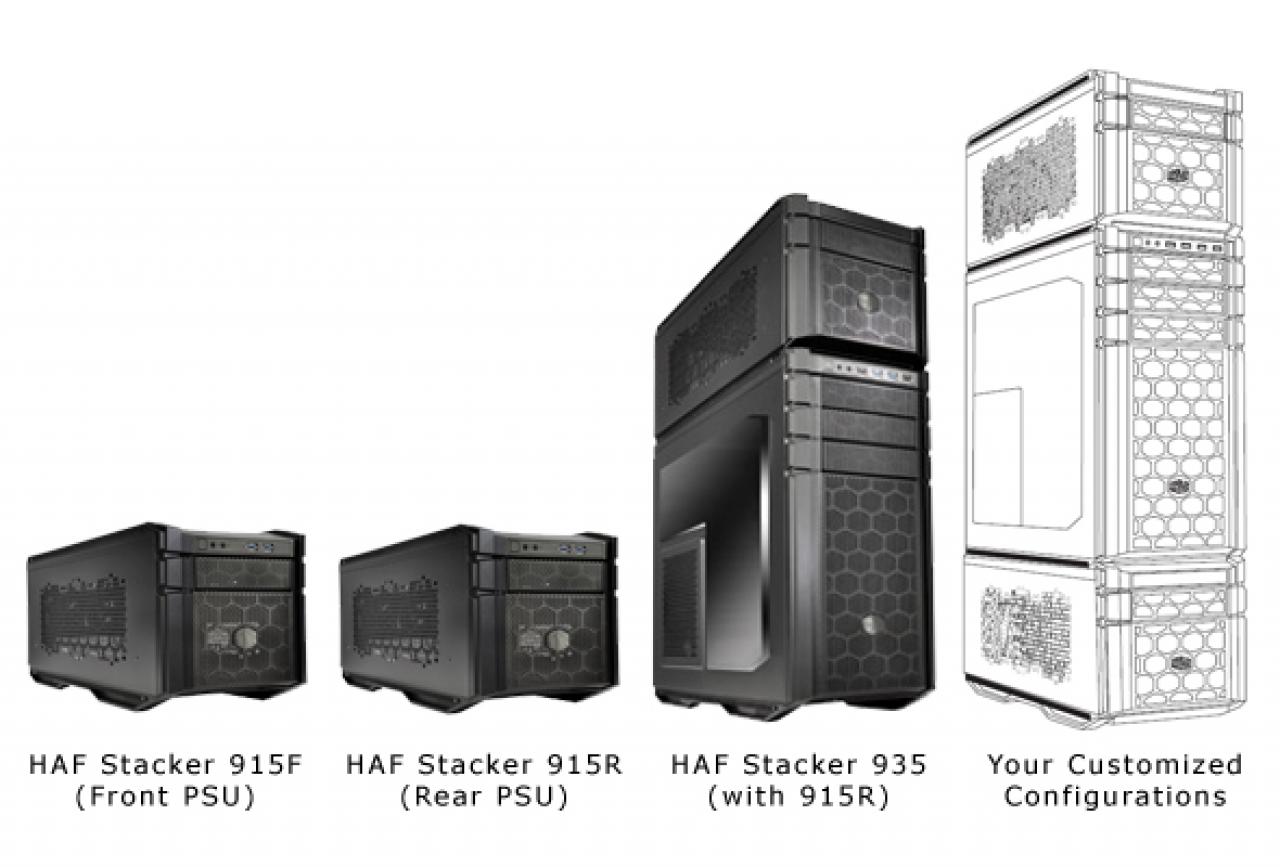 [31/08/2013] Cooler Master enthüllt modulare Gehäuse HAF Stacker (23)