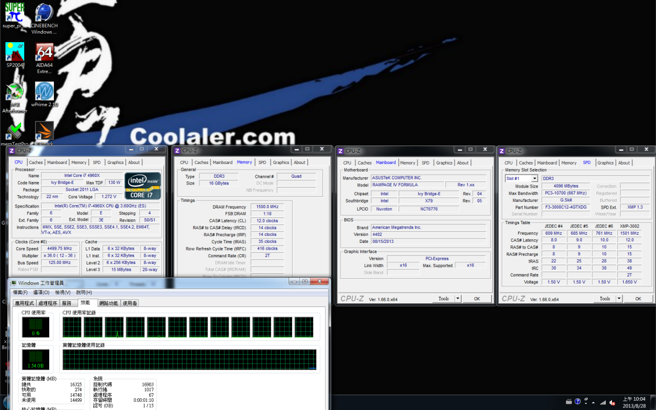 [29/08/2013] Intel: Vorabvergleich zwischen Core i7-4960X und i7-3970X bei 4,5 GHz aufgetaucht
