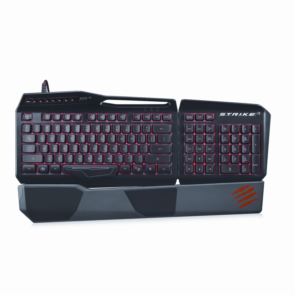[23/08/2013] Mad Catz Strike 3 Professional: Membran-Tastatur mit Hintergrundbeleuchtung ab 95 Euro (4)