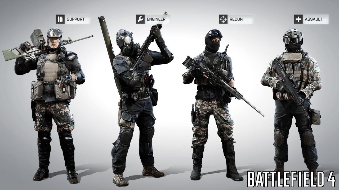 [17/08/2013] Battlefield 4: Neuer Blog-Eintrag enthüllt Details zu den Klassen - Mehr Vielfalt auf dem Schlachfeld. (2)