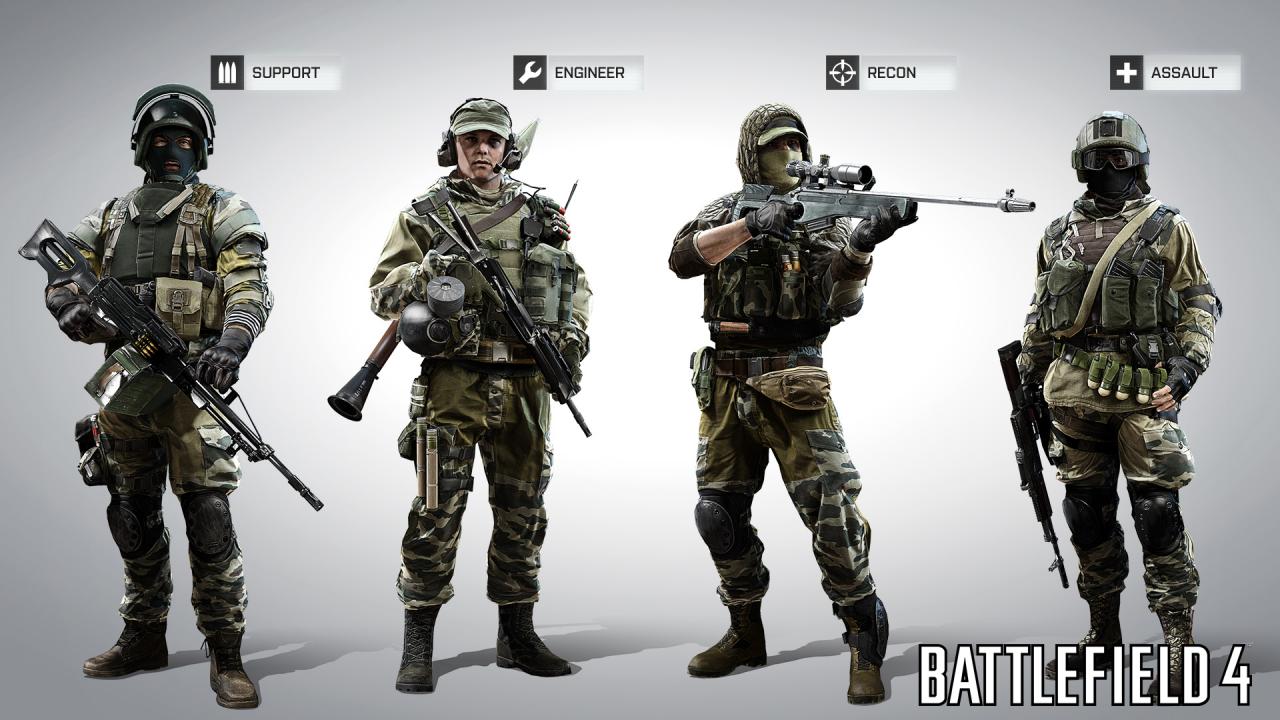[17/08/2013] Battlefield 4: Neuer Blog-Eintrag enthüllt Details zu den Klassen - Mehr Vielfalt auf dem Schlachfeld. (3)