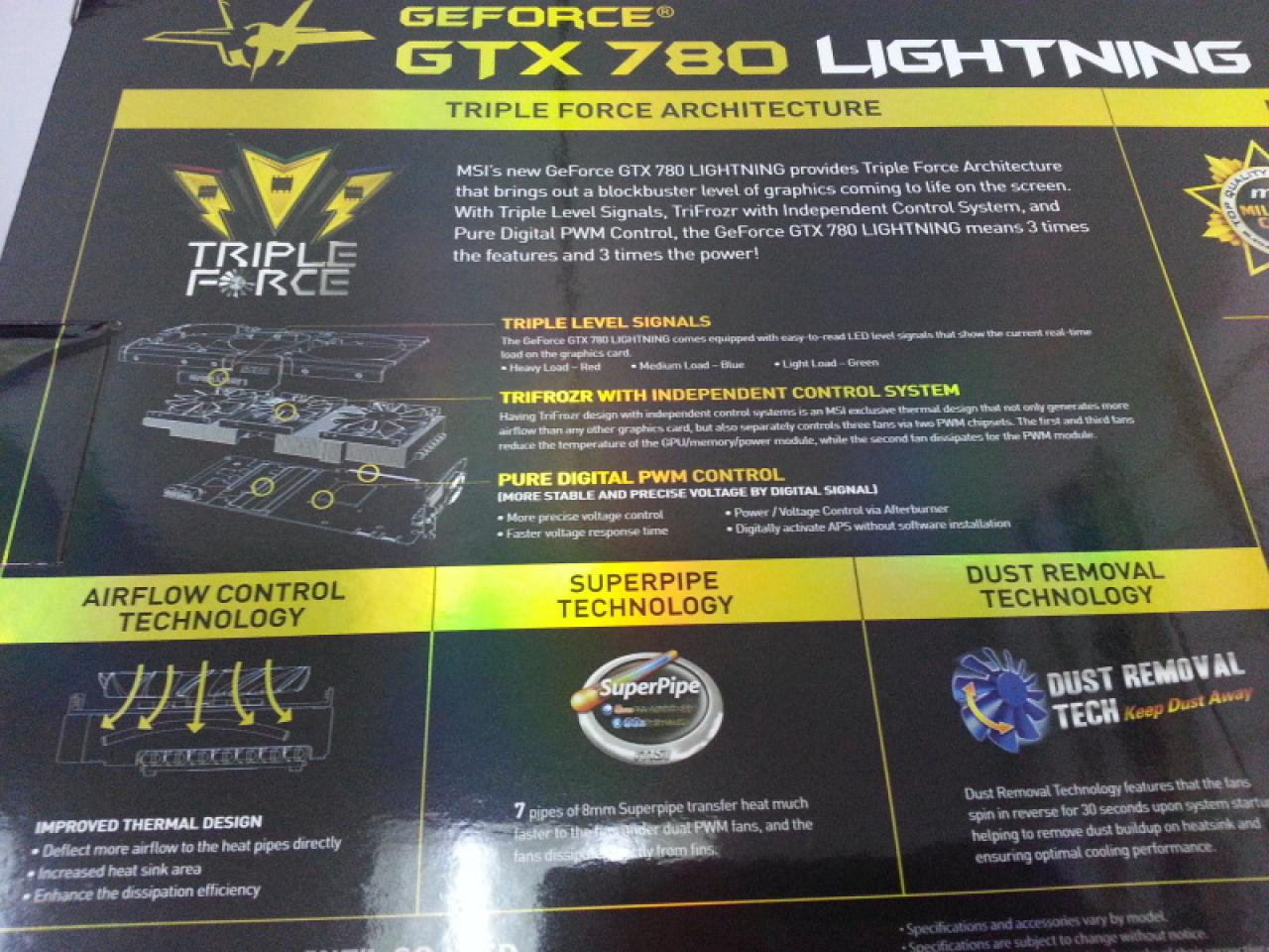 [22/08/2013] MSI Geforce GTX 780 Lightning: Offizielle Komplettansicht veröffentlicht (6)
