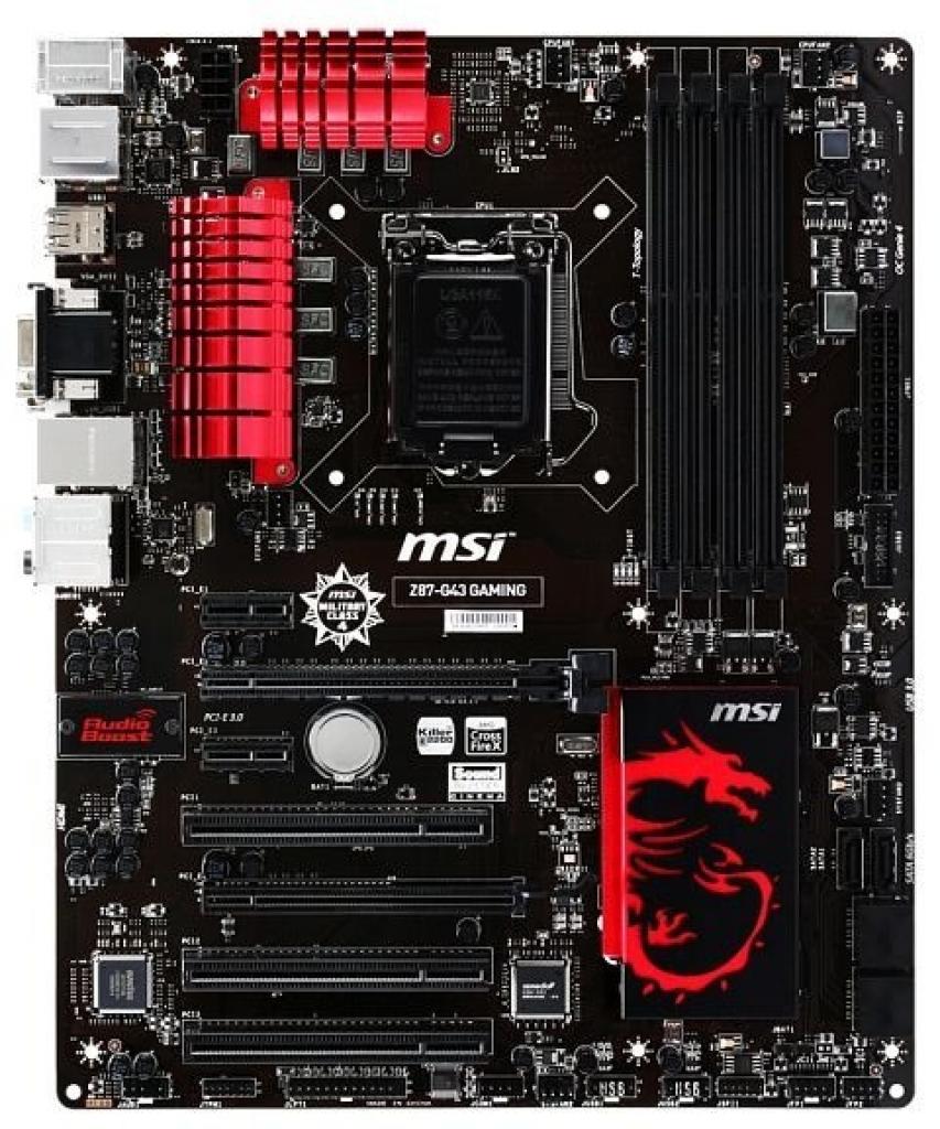 [13/08/2013] MSI Gaming-Series: Z87-G43 Gaming gelistet (1)