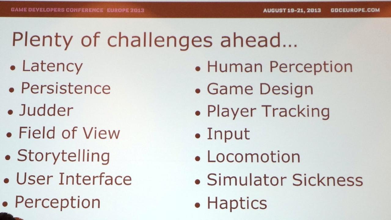 [20/08/2013] Oculus VR Challenges