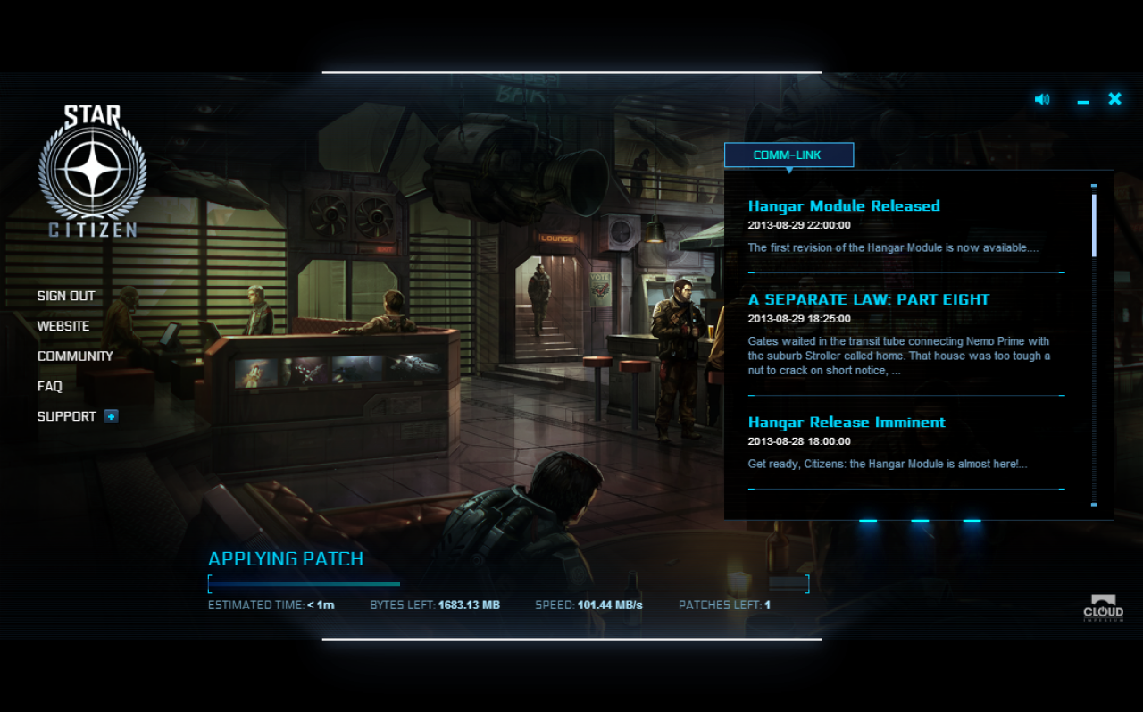 [30/08/2013] Star Citizen Patching 3