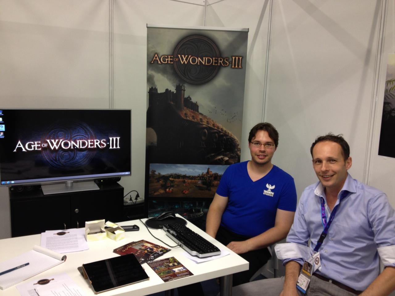 [29/08/2013] Age of Wonders 3 auf der Gamescom: Exklusive Vorführung durch Lennart Sas und Godewijn Perizonius von Triumph Studios