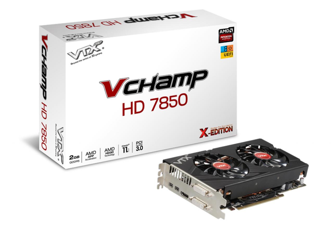 [08/08/2013] VTX3D V-Champ-Series: Radeon HD 7850 veröffentlicht (1)