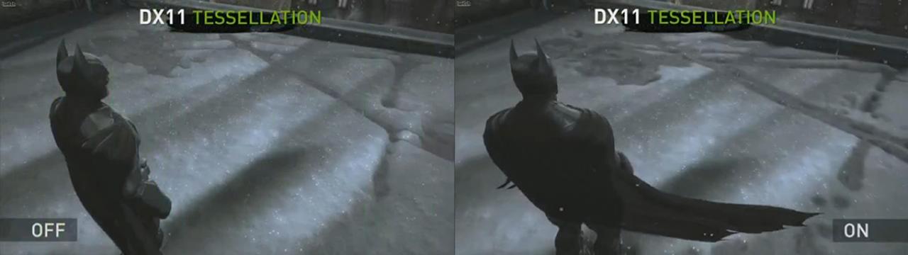 [09/09/2013] Batman Arkham Origins: Neue Vergleichsbilder aus dem Nvidia-Video (2)
