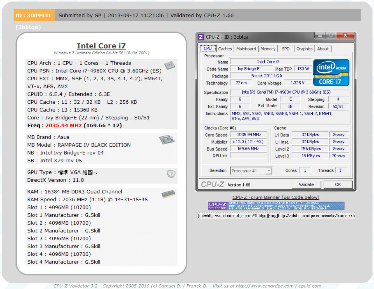[18/09/2013] G.Skill TridentX: Neuer Rekord DDR3-4072 im Quad-Channel mit Core i7-4960X erreicht (2)